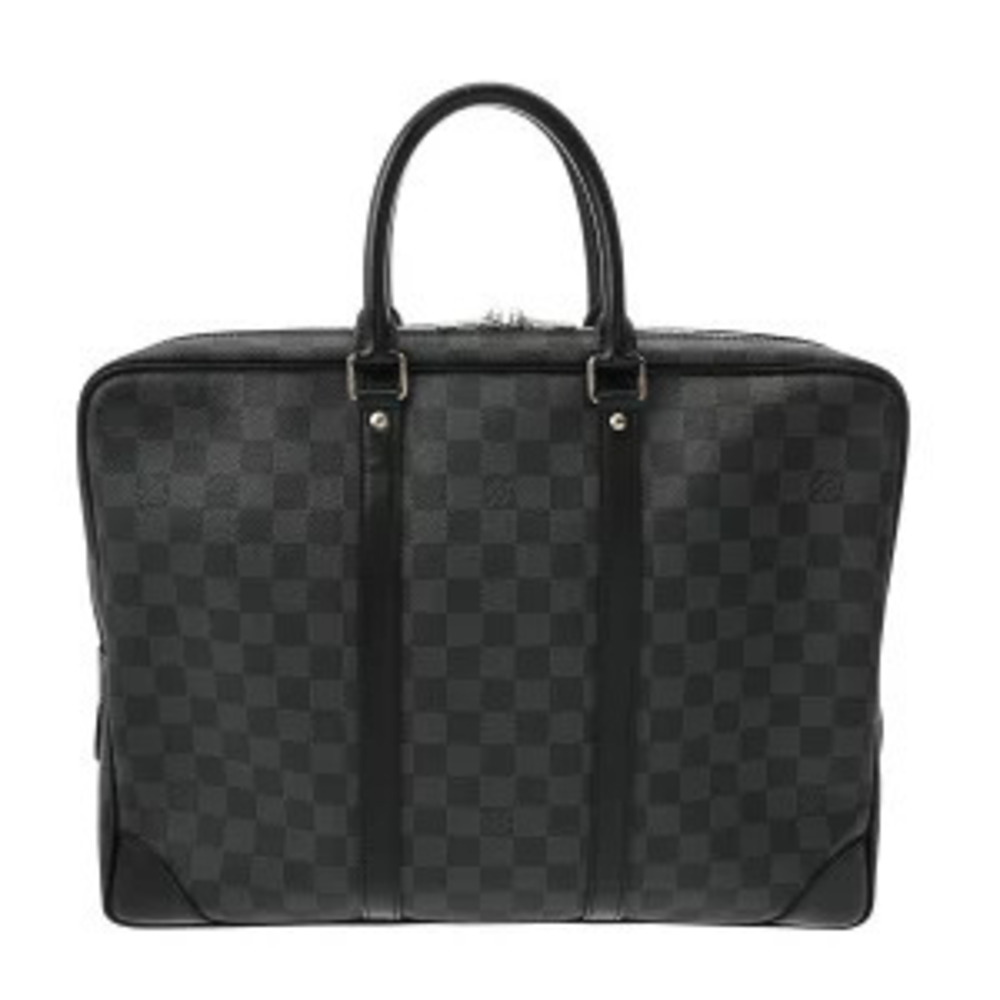Louis Vuitton Damier Graphite Black PDV Black Gray Canvas Business Bag